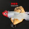 8cm12.5G Isca artificial Luya peixe de chumbo peixe de cauda T peixe mandarim perca de peixe mandarim isca de pesca em mar isca macia de água doce