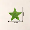 Parche Bordado de Estrella de Cinco Puntas con Lentejuelas de Colores Parche Bordado de Lentejuelas Autoadhesivo Accesorios de Ropa DIY Venta al por Mayor