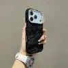 Estilo Nacional Estrutura de Metal Simples e Adequada para Apple 17Promax Capa de Celular de Pelúcia Proteção Anti-Queda Iphone16Pro