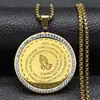 Novo Estilo Pingente Mãos em Oração Colar de Aço Inoxidável Incrustado com Ouro Estilo Neutro Acessórios de Joias da Moda