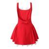 Nuevo vestido de moda para mujer estilo europeo y americano primavera y verano 2025, sexy con cuello cuadrado, temperamento, espalda descubierta, cinturón ajustado a la cintura