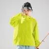 Chaqueta de Hilo Original de Seda de Hielo 2026 para Exteriores, Transpirable, Protectora contra Rayos UV, con Capucha, Ligera, Abrigo de Verano para Mujer