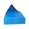 Lona impermeable, protector solar, lona de plástico PE engrosada, azul y naranja, doble película, toldo para camión, lona impermeable, tela raspadora con cuchillo.