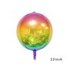 Balões 4D da Amazon 10 Polegadas 15 Polegadas 18 Polegadas 22 Polegadas 23 Polegadas Balões 4D Disco de Folha de Alumínio Design Colorido em Gradiente