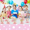Decorações de favo de mel em ouro rosé para festas de aniversário, decorações de mesa, suportes de favo de mel para festas, suprimentos de base de favo de mel de papel