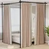 Cortinero para Divisor de Habitación de Techo a Piso Sin Taladrar Sin Clavos Barra Telescópica Soporte para Cortina de Ventana de Techo a Piso Barra para Cortina