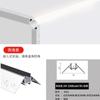 Atacado de fábrica luminária de linha slot led barra de luz rígida luz linear cob embutida armário luz de teto com luz de linha