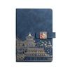 Libro de Actas de Reuniones de Negocios Estilo Chino, Cuaderno Encuadernado en Cuero con Páginas a Color Engrosadas, Diario de Tendencia Nacional, Estilo de Tendencia Nacional Personalizable
