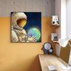 Astronauta Dibujo Animado Nórdico Creativo Pintura Decorativa para Sala de Estar Astronauta Estudio Espacio Niño Habitación Infantil Pintura Colgante Moderna