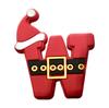 Carta Creativa de Navidad DIY Zuecos Flor Zapato Hebilla Pegamento Suave de PVC Desmontable Zapatos de Jardín Bolso de Playa Hebilla Decorativa