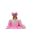 Vestido de Princesa con Flores de Encaje Estilo Coreano para Niñas 2026 Nuevo Modelo Aliexpress Transfronterizo Vestido Diario para Niños Pequeños