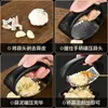 Prensa de Ajo de Acero Inoxidable Herramienta Manual Multifuncional para Triturar Ajo Cocina Machacador de Ajo Casero Herramienta Exprimidora de Pasta de Ajo