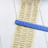 Tira de encaje de algodón y lino con borde de cuerda hueca cinta decoración de bordes para textiles del hogar cortina sofá ropa accesorios venta al por mayor de fábrica