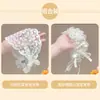 Doce Faixa de Cabelo de Renda Floral com Amarração para Meninas, Uso Diário, Festa de Primeiro Aniversário, Adereços para Fotos, Acessório de Cabeça de Bebê de Renda Estilo Fada