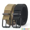 Novo Cinto de Lona Masculino Estudante Treinamento Militar Cinto de Nylon Tecido Fivela de Pino Cinto Esportivo Respirável Tendência Fabricante Atacado
