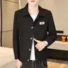 Nueva chaqueta de primavera y otoño 2026 para hombre, cortavientos corto moderno y elegante estilo coreano, prenda de abrigo de otoño para hombre