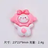 Matcha Desenho Animado Fofo Criativo Artesanal DIY Cola de Creme Resina Acessórios Charms para Crocs Pacote de Material Atacado