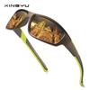 Lentes de Sol Deportivos Polarizados para Hombre, Lentes de Sol para Hombre Envolventes Protección UV400 para Ciclismo Pesca Conducción