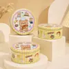 Caixa de Lata com Desenho de Urso e Coelho para Assar Caixa de Embalagem para Biscoitos Caixa Vazia Caixa de Presente Caixa de Doces Caixa de Biscoitos de Lata Mais Vendida