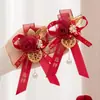 Juego Completo de Boutonnières de Boda para Familia y Padres, Broches de Alta Calidad, Boutonnières Modernas de Estilo Chino para los Novios