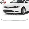 Aplicable a 2015-2017 Chrysler 200 Cs Tira de Recorte Cromada Central del Parachoques Delantero 68203029Ab