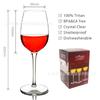 Copa de vino tinto de plástico Tritan bar copa de alta gama copa de vino transparente cáliz copa de champán plástico