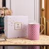 Série de Xícaras de Café Porcelana Óssea Banhada a Ouro Real Russa Xícara para Latte Mocha ml Xícara para Chá da Tarde Peça Única Frete Grátis
