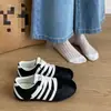Zapatos de Entrenamiento Alemanes Retro de Ballet de Suela Fina para Mujer, Nuevo Modelo Otoño 2026, con Cordones y Velcro, Mary Jane Versátiles, Estilo Coreano, Zapatos Casuales