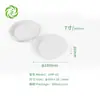 Plato Desechable de Almidón de Maíz para Cena Grado Alimenticio 6 pulgadas - 10 pulgadas Bandeja Impermeable, Resistente al Aceite, Resistente al Calor Plato para Frutas