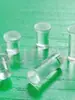Tapa Esmerilada de Cabeza Plana con Diámetro de Agujero de 4 mm, Columna Guía de Luz Transparente con Marcas de Ranura, Luz Indicadora tipo Parche LED, Columna Concentradora de Luz de Material de PC