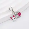 2025 Nuevo Pulsera con Colgante de Cerdo de Dibujos Animados Lindo que Gotea Aceite, Huella de Perro, Corazón, Pulsera con Cuentas, Accesorios de Joyería DIY