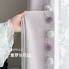 Nova Renda para Cortina Estilo Francês Tassel de Pérola Branca Acabamento em Renda Patchwork na Borda Vertical Acessórios de Têxteis para Casa Artesanato