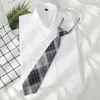 Ropa, Camisa y Corbata, No Hay Necesidad de Abrochar para Personas Perezosas [qingye] Estilo JK Japonés Estilo Estilo Estilo Preppy Corbata de Estudiante para Parejas Femeninas