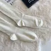 Medias Lisas de Color Sólido Simples para Otoño e Invierno, Serie de Colores Melange, Medias Versátiles Simples para Mujer sin Felpa para Primavera y Otoño