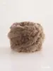 Chapéu de Orelha de Gato Veludo Imitação de Visom Pelo Sintético Visom Sintético Lã Grossa Bolsa Artesanal Gancho para Cachecol Material para Sapato Linha