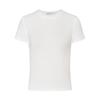 Camiseta Blanca de Manga Corta para Mujer, Nuevo Estilo Primavera y Otoño 2025, Versión Coreana Ajustada, Top Básico Hot Girl