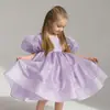 Vestido Transfronterizo de Mangas Abullonadas Vestido de Princesa Vestido de Dama de Honor Vestido de Boda Vestido de Baile Festivo Infantil Vestido para Presentación de Piano
