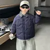Abrigo para Niños Otoño Invierno Chaqueta de Algodón de Doble Capa 2026 Nuevo Estilo Genial Pequeño Caballero Estilo Academia Ropa de Algodón Engrosada Bebé Moderno