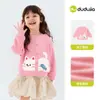Jaqueta Infantil Dudu para Meninos, Cardigan de Primavera, Blusa de Manga Longa para Bebês Primavera e Outono, Roupa de Primavera para Meninas, Roupas de Desenho Animado, Tendência