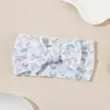 Faixas de Cabelo e Acessórios de Cabelo Infantis Estampadas Transfronteiriças da Amazon, Faixas de Cabeça para Bebê, Faixas de Cabelo Largas com Laço para Bebês