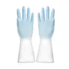 Luvas para Lavar Louça para Cozinha Feminina Especial Borracha Látex Durável Panos de Lavar Louça Borracha Limpeza Doméstica Impermeável para Uso Doméstico