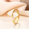 Nuevos Anillos de Moda con Personalidad Estilo Ins Europeo y Americano para Mujer, Acero Inoxidable de Moda Nicho Joyería de Alta Gama, Suministro de Fábrica