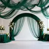 Cortina de Gaze com Renda Vinho Mais Vendida da Amazon para Festa de Casamento, Festa de Aniversário, Decoração de Fundo, Renda de Gaze para Casamento
