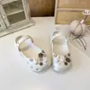Zuecos Infantiles 2026 Sandalias de Verano para Niñas Sandalias de Punta Cerrada para Exteriores Zapatos Antideslizantes para Bebé Zapatos de Princesa