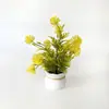 Bolsa de la suerte mini de diente de león de 10 piezas transfronteriza planta en maceta decoración del hogar flor artificial arreglo de fotografía bonsái adorno de flor artificial