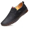 Zapatos Casuales de Cuero Cosidos a Mano para Hombre de Primavera y Otoño 2022 Zapatos de Cuero Suave Suela Suave para Hombre 521