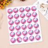 Etiqueta de Plástico Gota de Cristal Transparente Personalizada de Dibujos Animados Adhesiva Gota Adhesiva Calcomanía Personalizada de PVC Gota de Cristal Adhesiva Etiqueta Autoadhesiva