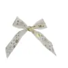 Lazo de Gasa Coreana Dorado Estampado Termofijado de 2.5 cm de Ancho, Completamente Hecho a Mano, Accesorios para Joyería, Juguetes, Decoraciones y Regalos