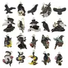 Halloween Pássaro Preto Cobra Gato Caveira Morcego Animal Pingente Conjunto de Pingentes Colar Brincos DIY Acessórios de Joias