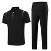 Conjunto de Uniforme Esportivo de Equipe Chinês para Homens e Mulheres, Camisa Polo Respirável de Secagem Rápida, Calça Comprida de Manga Curta, Uniforme de Treinamento com Logo Personalizado da Equipe